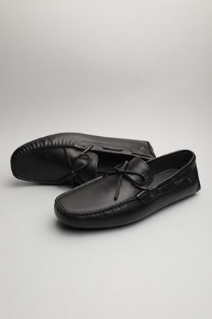 Gondol Erkek Hakiki Deri Klasik Loafer Siyah 42 ttx.60114