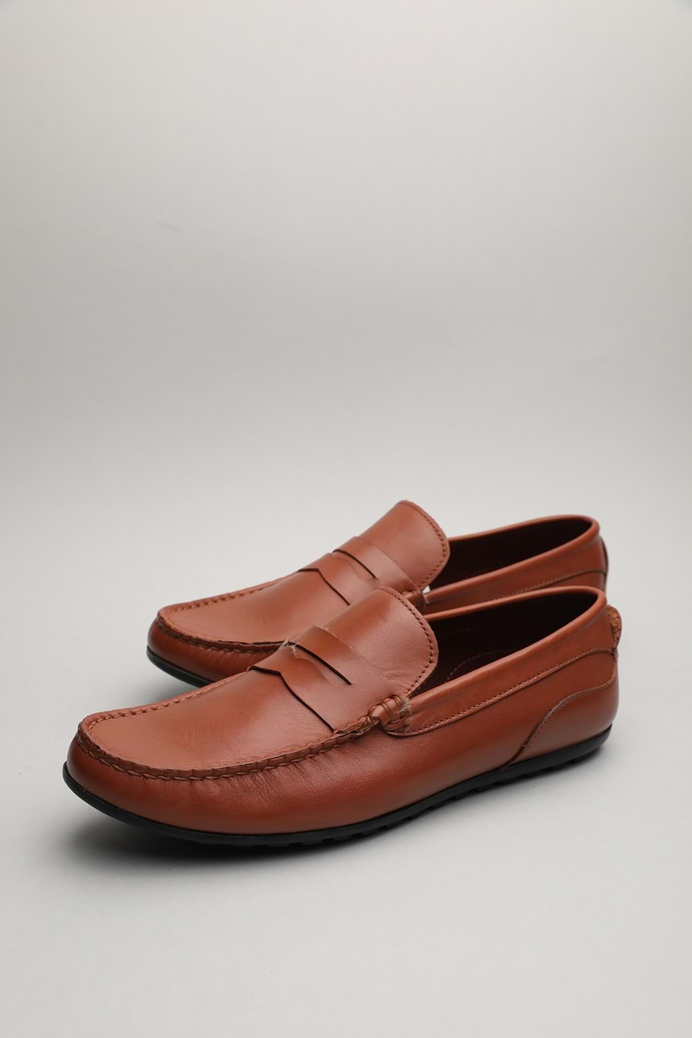 Gondol Erkek Hakiki Deri Klasik Loafer Taba 42 ttx.60123