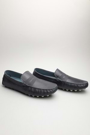 Gondol Erkek Hakiki Deri Klasik Loafer Lacivert 42 ttx.60139
