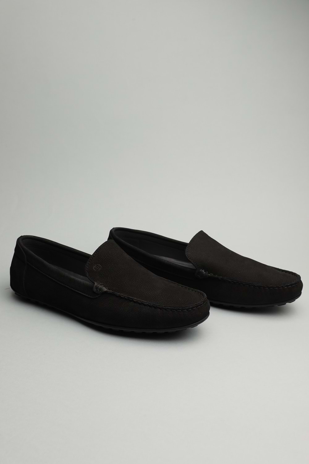Gondol Erkek Hakiki Deri Klasik Loafer Siyah Nubuk 43 ttx.60186