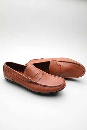 Gondol Erkek Hakiki Deri Klasik Loafer Taba 41 ttx.601121
