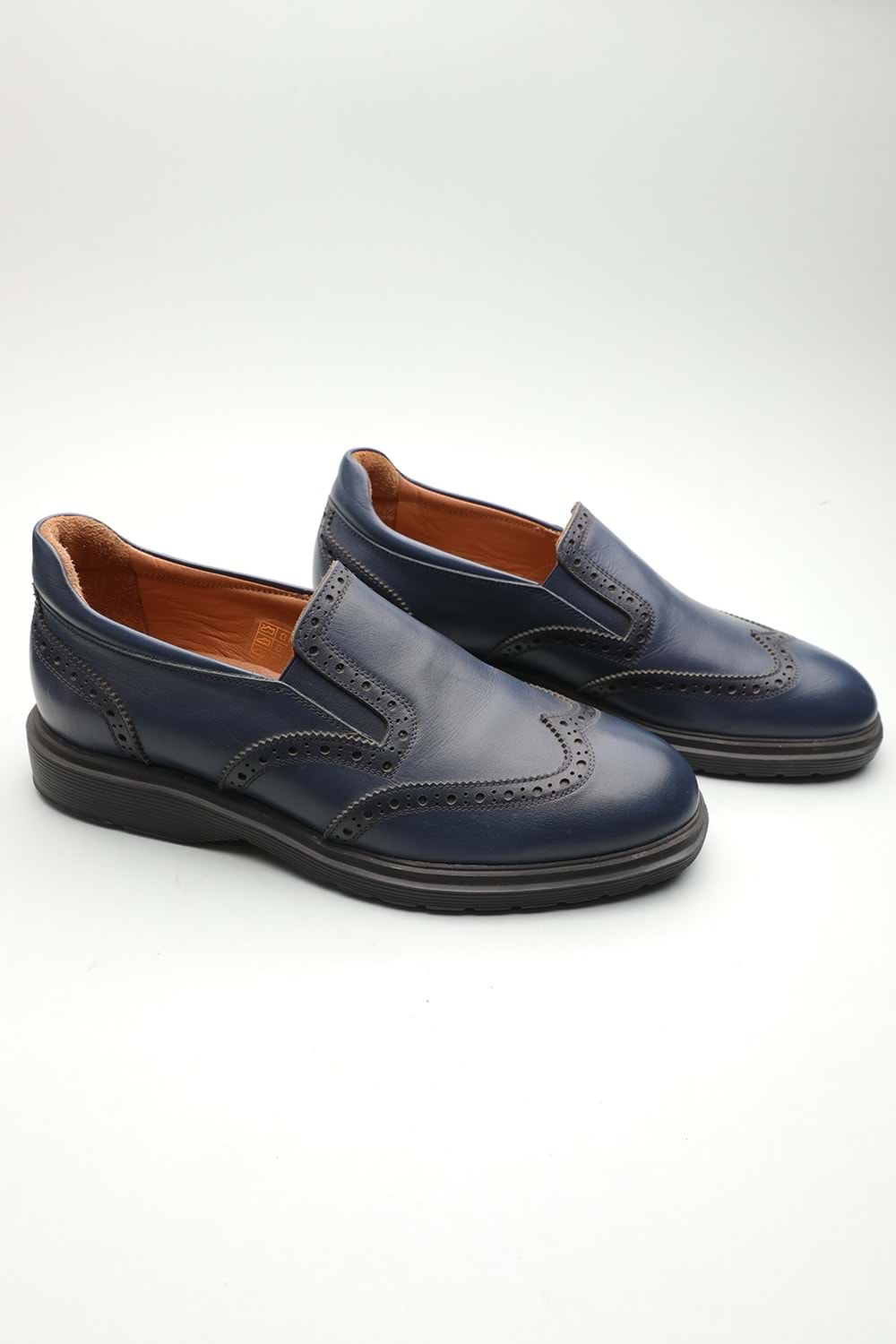 Gondol Erkek Hakiki Deri Klasik Loafer Lacivert 42 ttx.601132