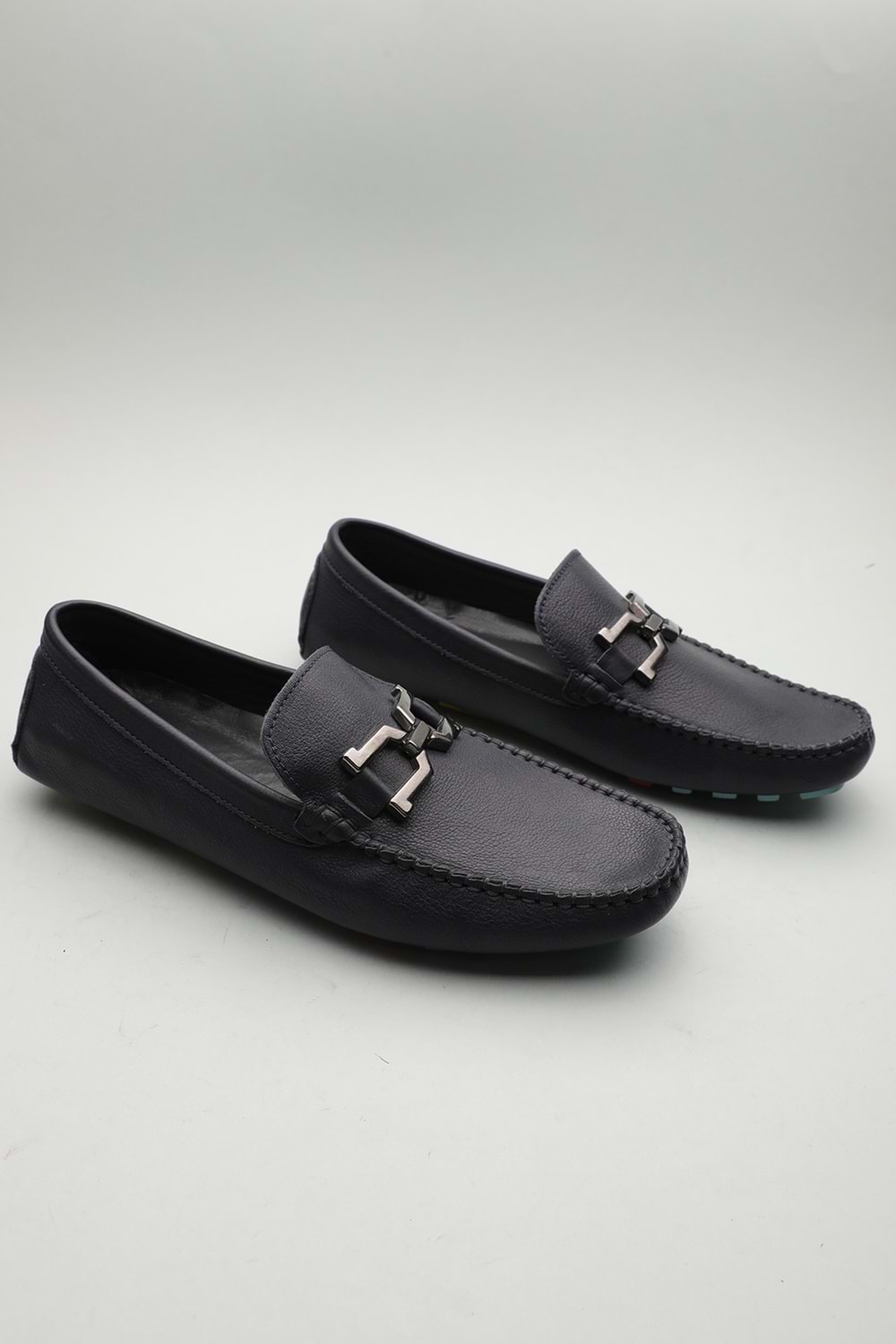 Gondol Erkek Hakiki Deri Klasik Loafer Lacivert 41 ttx.601151