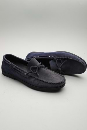 Gondol Erkek Hakiki Deri Klasik Loafer Lacivert 41 ttx.601153