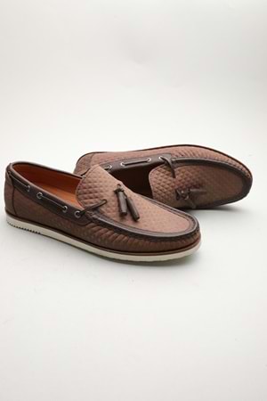 Gondol Erkek Hakiki Deri Klasik Loafer Kahverengi 42 ttx.601205