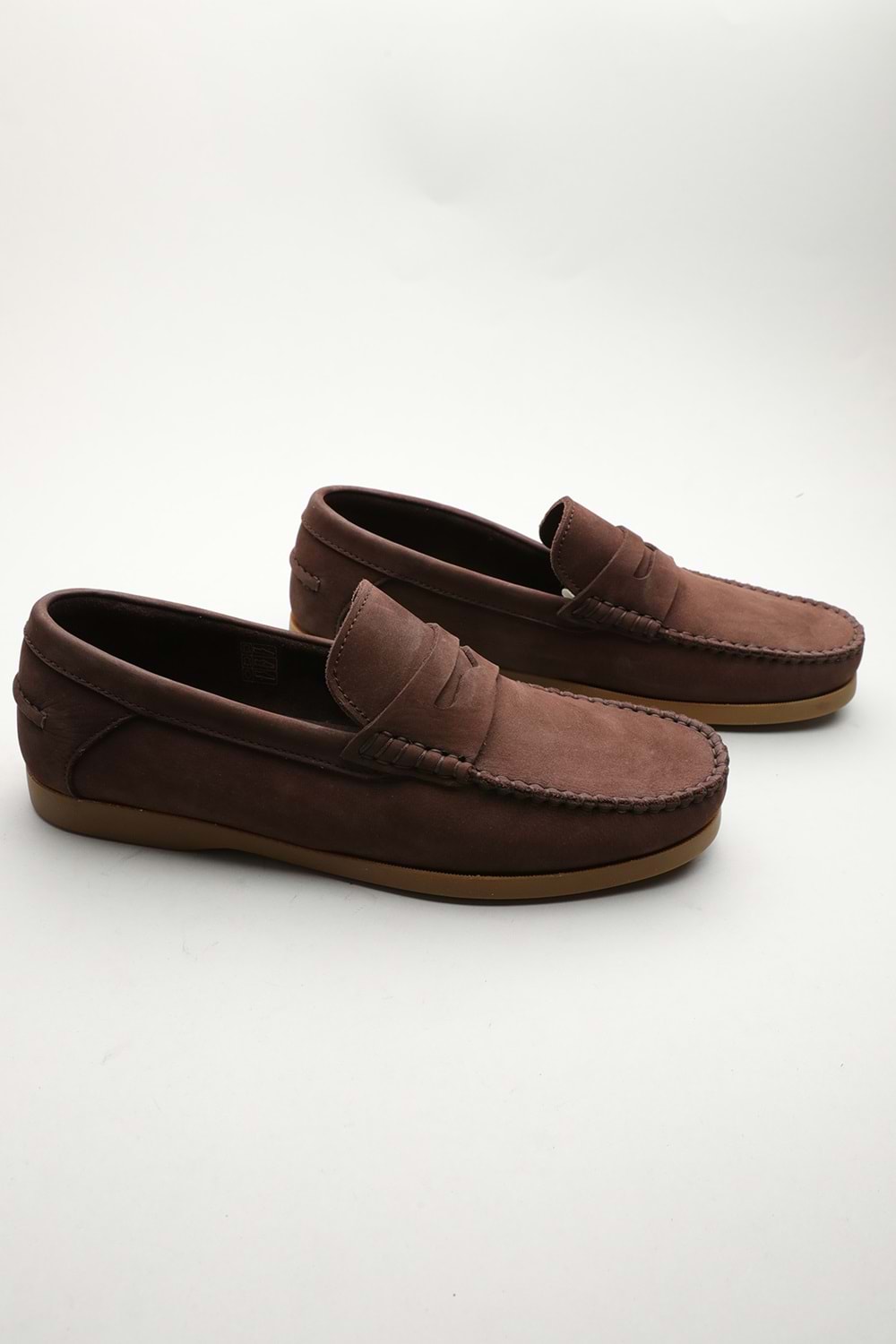 Gondol Erkek Hakiki Deri Klasik Loafer Kahverengi 42 ttx.601207