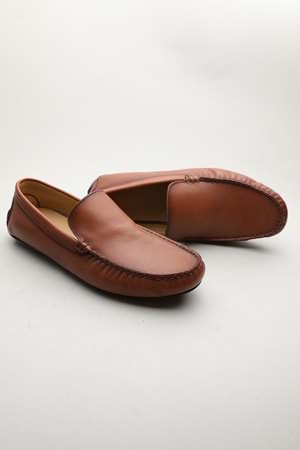 Gondol Erkek Hakiki Deri Klasik Loafer Taba 41 ttx.601209