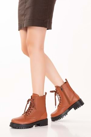 Gondol Hakiki Deri Kısa Günlük Rahat Postal Bevin - Taba - 38