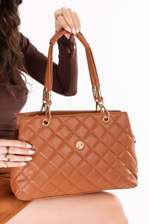 Gondol Kadın Günlük Şık Çanta ald.31101 - Taba - TEK EBAT