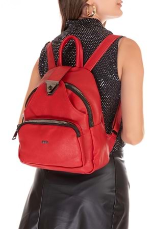 Gondol Kadın Taş Detaylı Günlük Sırt Çantası ald.1250 - T.Red - TEK EBAT